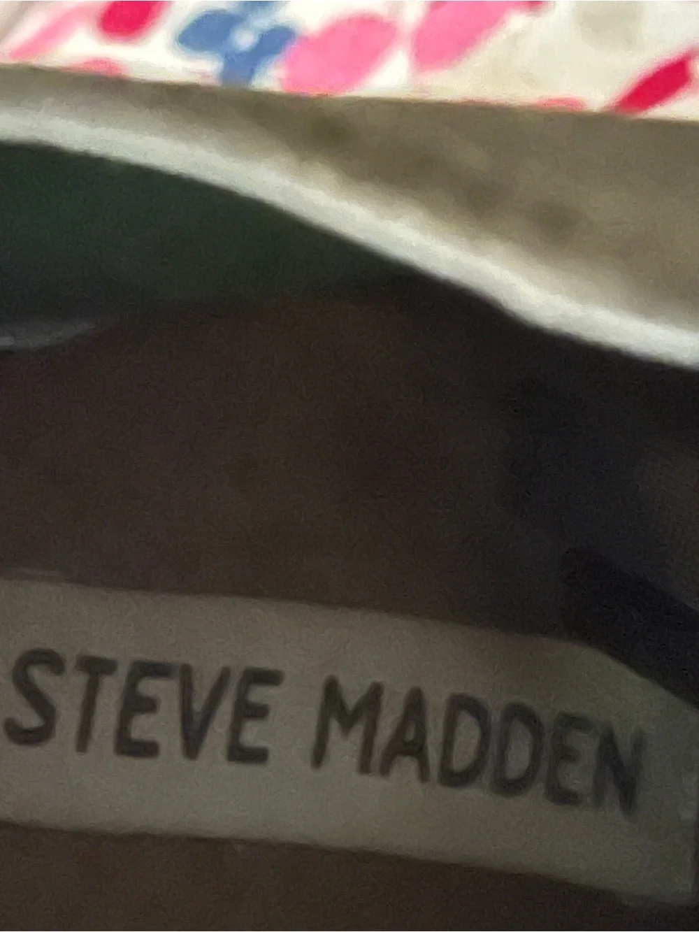 Steve Madden Men's Dark Olive Camo Slip-On Sneakers with Side Zipper 5